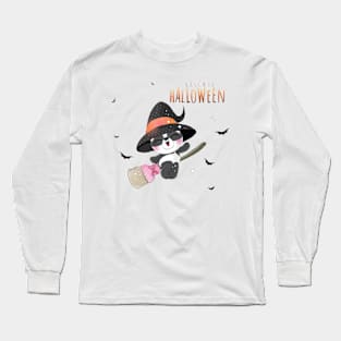 panda halloween Long Sleeve T-Shirt